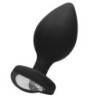 Plug Anal Silicona Extra Large Diamond Heart Ouch