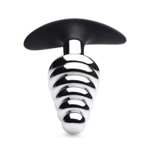 Plug Metal Ondulado Con Ancla De Silicona Dark Hive Master Series