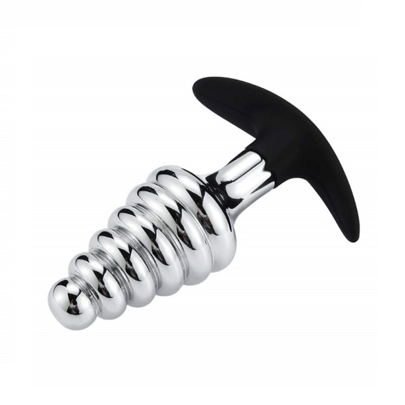 Plug Metal Ondulado Con Ancla De Silicona Dark Hive Master Series