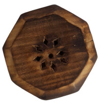 Porta Incienso Cajita Madera Vertical