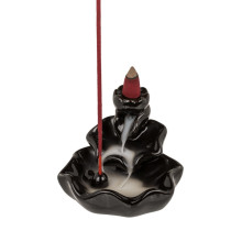 Porta Incienso Fuente Reflujo Stick & Cone Holder Y Pinzas