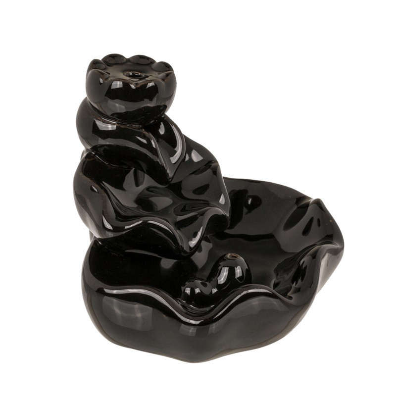 Porta Incienso Fuente Reflujo Stick & Cone Holder Y Pinzas