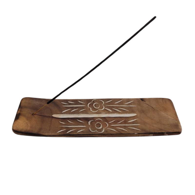 Porta Incienso Madera Ancho Modelo 1