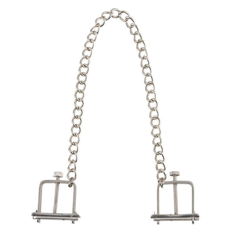 Prensas Pezones Kiotos Pinzas Cuadradas Con Cadena