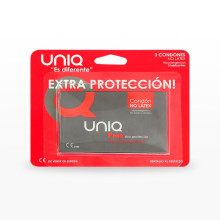 Preservativos Sin Látex Uniq Free Aro Protector 3 unidades