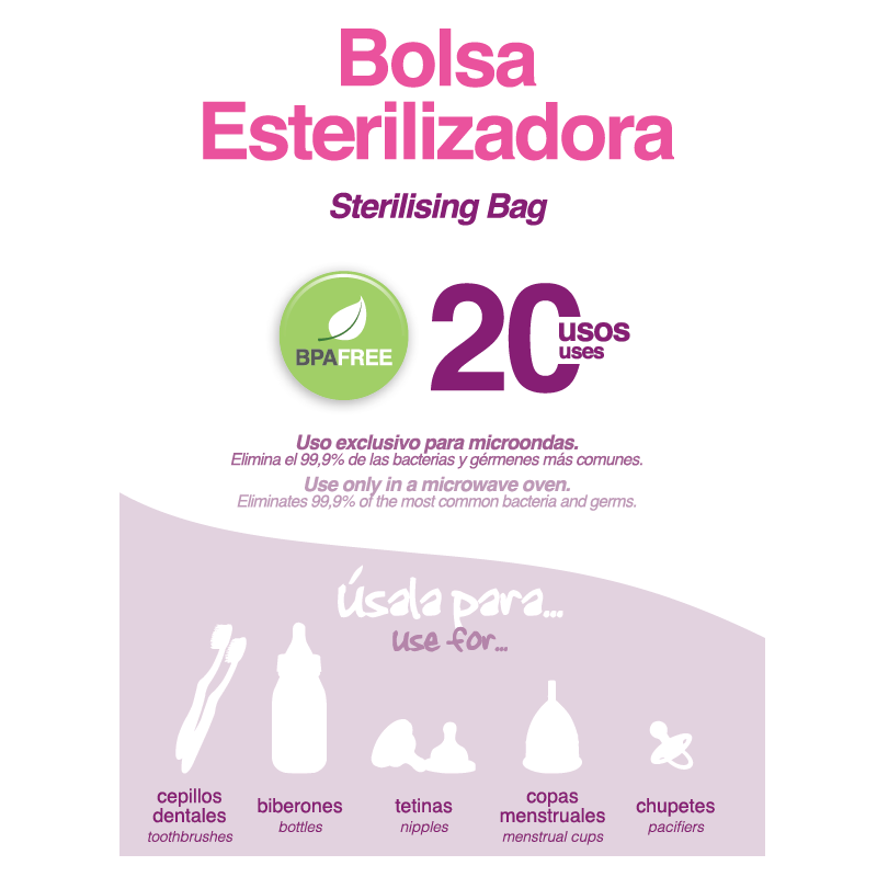 Reutilizable Bolsa Esterilizadora  Irisana 1 unidad