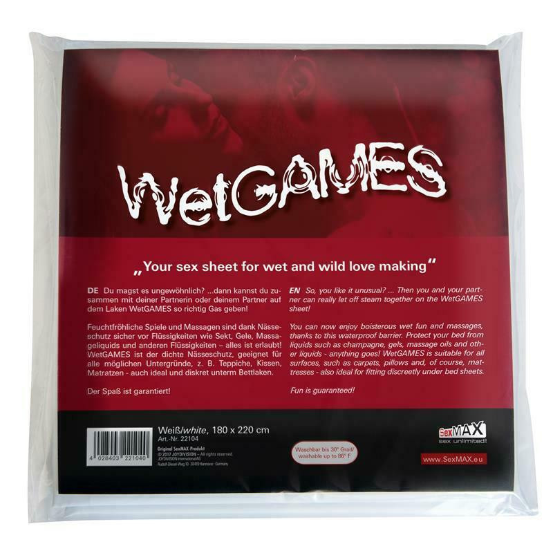 Sábana Blanca Protector Wet Games Sexmax