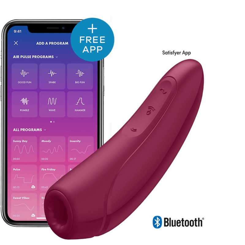 Satisfyer Curvy 1+ App Burdeos