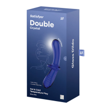 Satisfyer Double Crystal Azul
