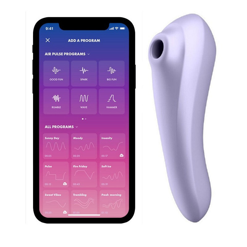 Satisfyer Dual Pleasure APP Malva