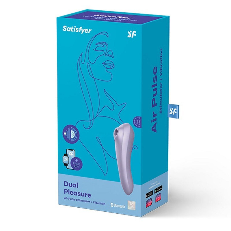 Satisfyer Dual Pleasure APP Malva