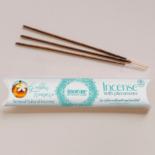 Set 10 Varillas Sensual Natural Incense Amoréane Golden Treasure