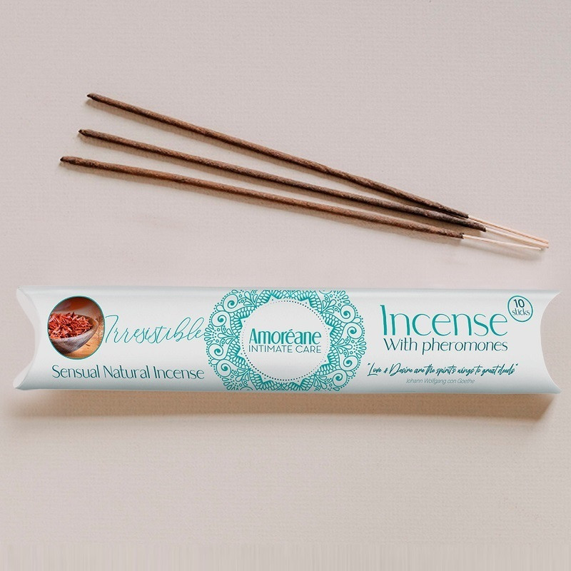Set 10 Varillas Sensual Natural Incense Amoréane Irresistible