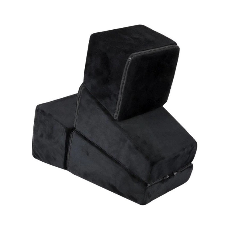 Set 2 Cojines Multiposición Negros