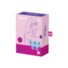 Set 2 Copas Menstruales Satisfyer Feel Confident Azul