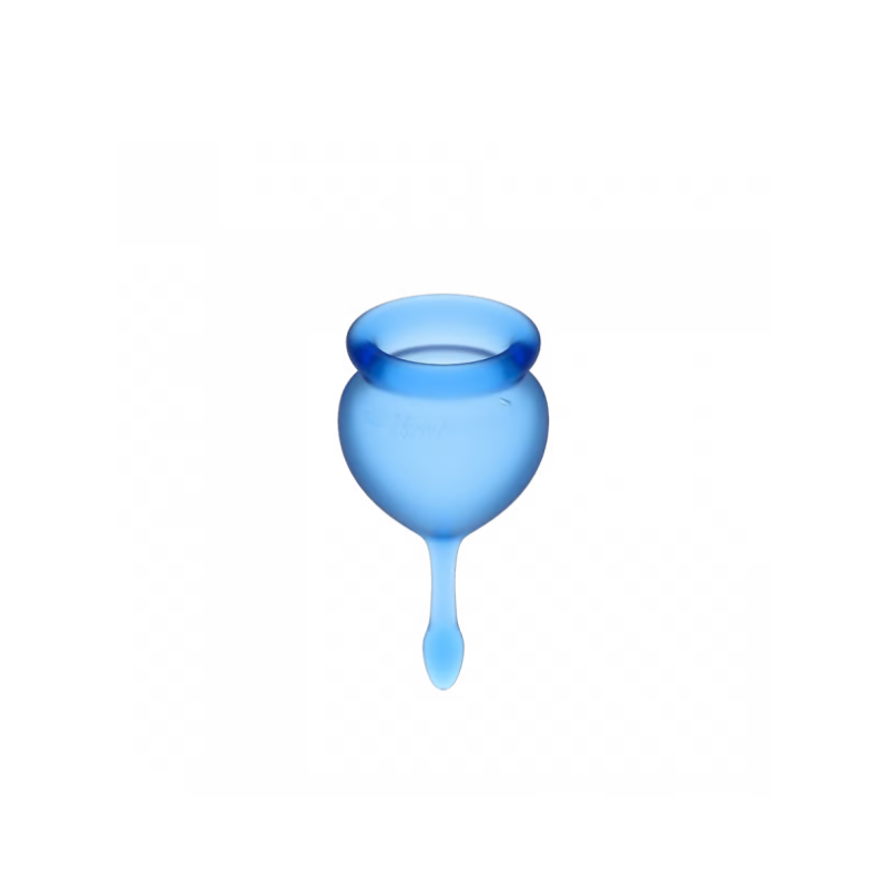 Set 2 Copas Menstruales Satisfyer Feel Good Azul