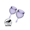 Set 2 Copas Menstruales Satisfyer Feel Good Lila