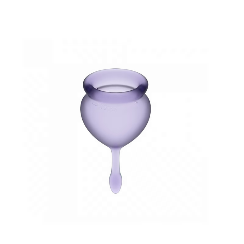 Set 2 Copas Menstruales Satisfyer Feel Good Lila