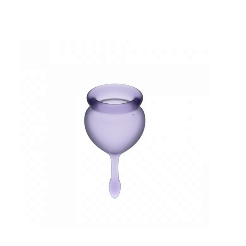 Set 2 Copas Menstruales Satisfyer Feel Good Lila