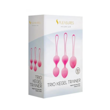 1 Kit Trío Kegel Trainer S Pleasures Rosa Claro