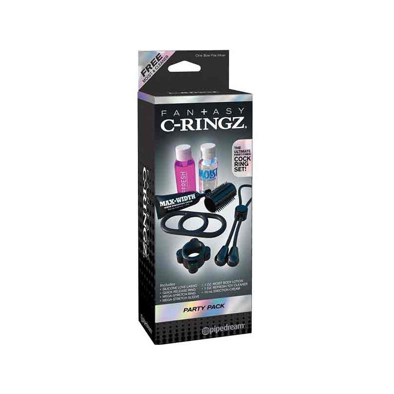 Set 4 Anillos Party Pack Fantasy De C-Ringz