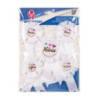 Set 5 Broches Despedida Novia Y Motes Blanco
