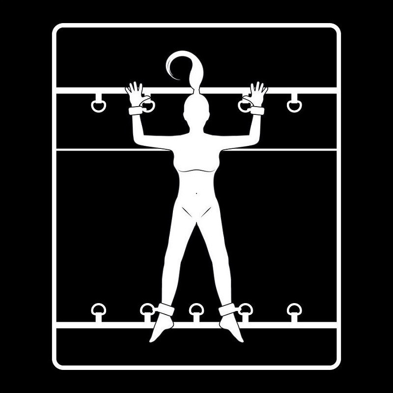 Set Atadura Cama Fetish Submissive