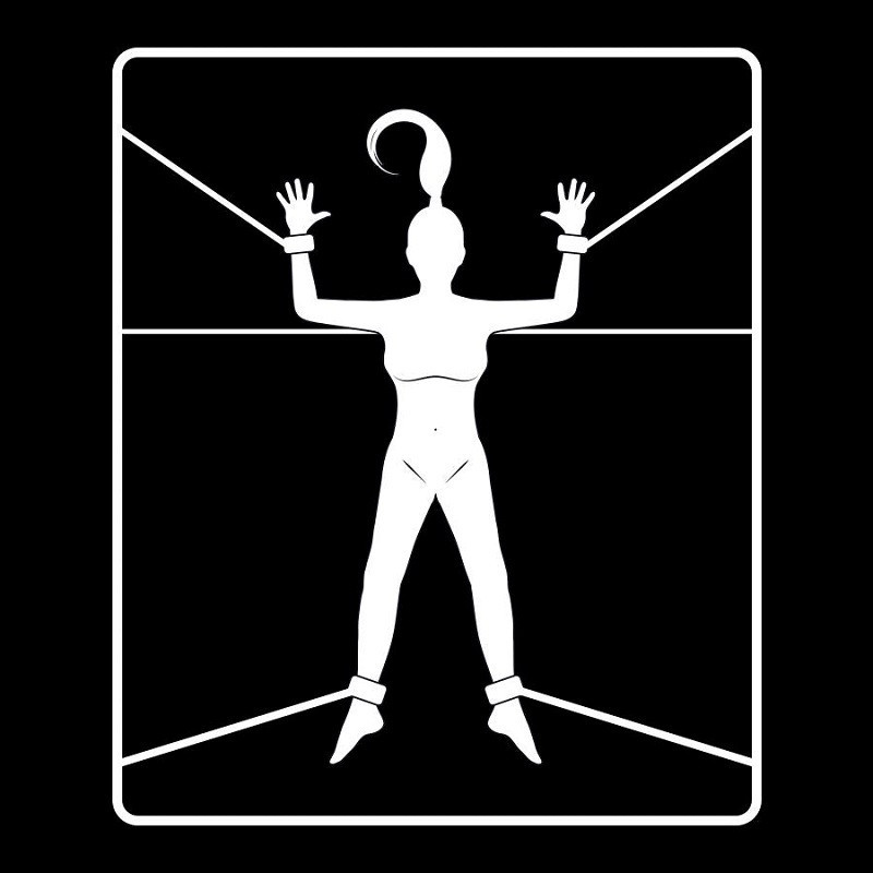 Set Atadura Cama Fetish Submissive Bed Binding Set