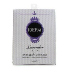 Set Sales de Baño y Cartas Foreplay Lavanda