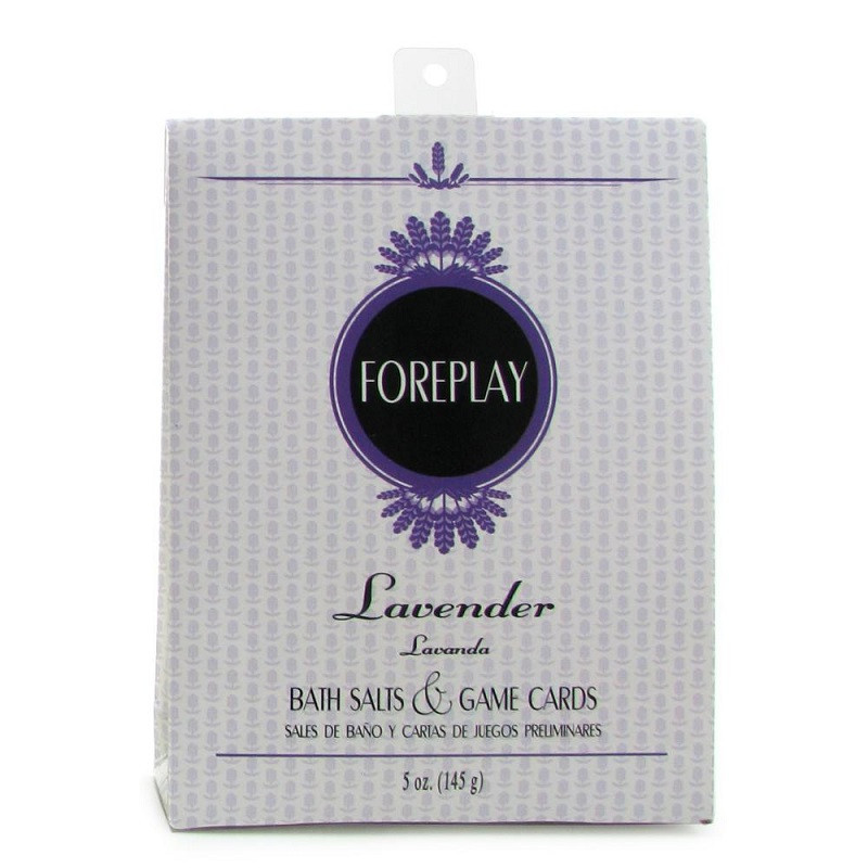 Set Sales de Baño y Cartas Foreplay Lavanda