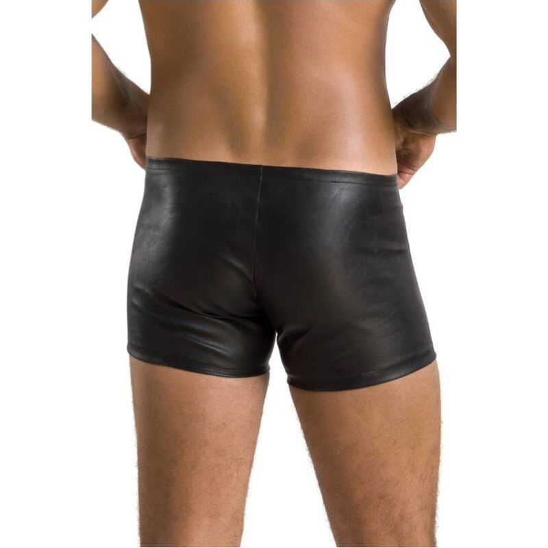 Short Efecto Cuero Cremalleras Passion Matt 049