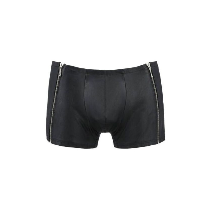 Short Efecto Cuero Cremalleras Passion Matt 049