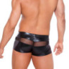 Short Zeus Hombre Wet Look Peek a Boo Allure 33-5602Z