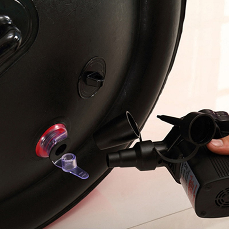 Sillón Hinchable Diván Grande + Esposas + Hinchador Eléctrico