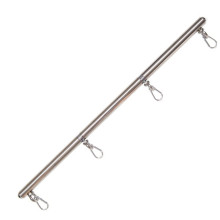 Sistema De Retención Barra Extensible Con Esposas Rojas/Negras