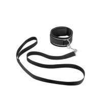 Sistema de Retención Collar Fetish Tentation Con Esposas y Barra Espalda