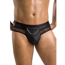 Slip Abierto Tom 030 Passion Men Negro