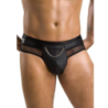 Slip Abierto Tom 030 Passion Men Negro
