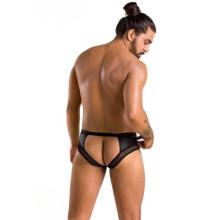 Slip Abierto Tom 030 Passion Men Negro