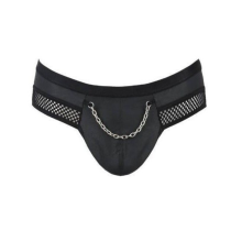 Slip Abierto Tom 030 Passion Men Negro