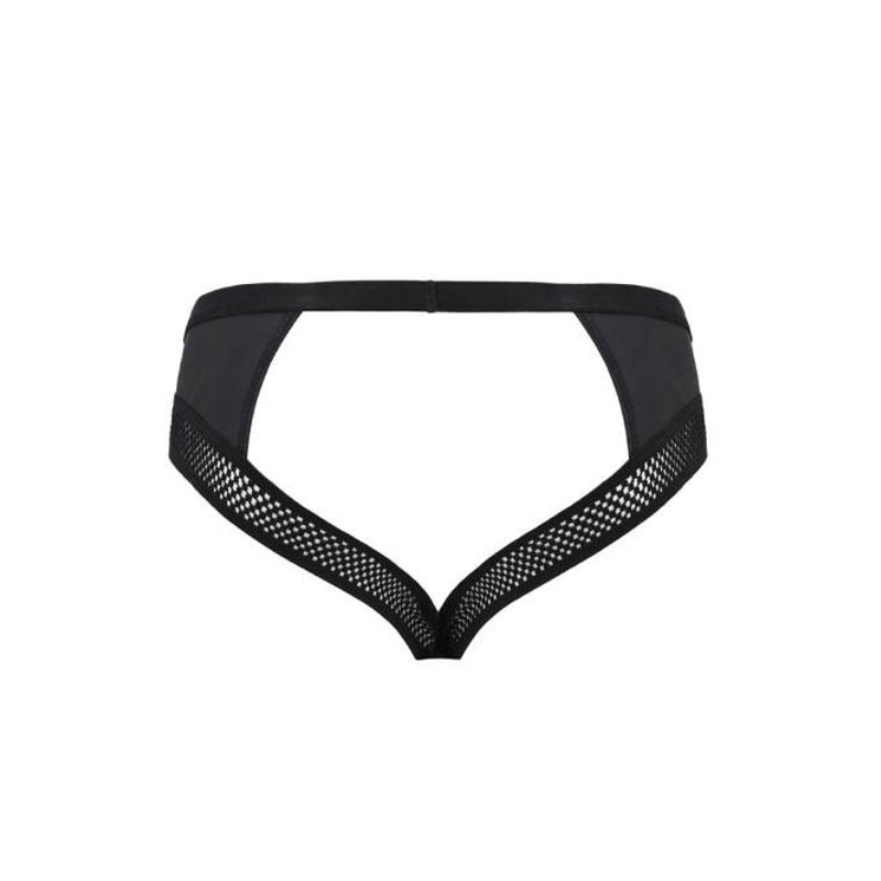 Slip Abierto Tom 030 Passion Men Negro