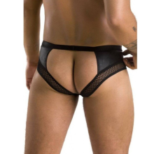 Slip Abierto Tom 030 Passion Men Negro