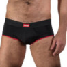 Slip Macho MS24R Negro/Rojo