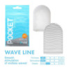 1 Pocket Stroker Tenga Wave Line Azul