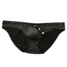 Slip Wetlook Abertura broches 7431