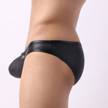 Slip Wetlook Abertura broches 7431