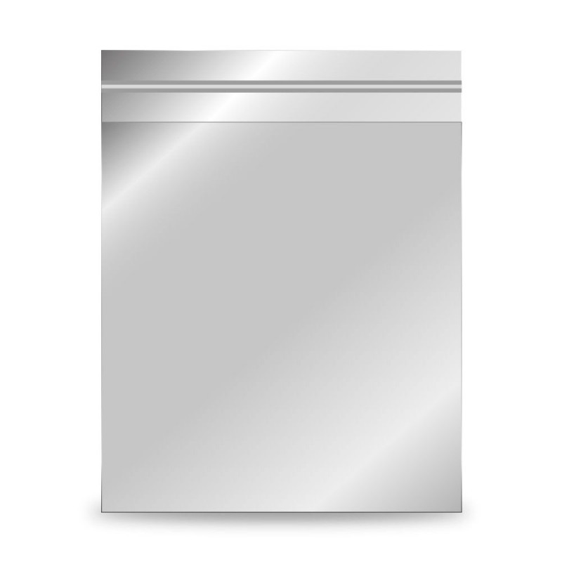 Sobre De Regalo Metalizado Grande Plateado Autoadhesivo