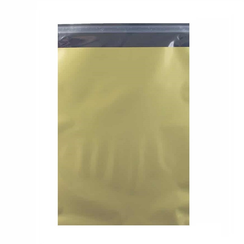 Sobre De Regalo Metalizado Mediano Dorado Autoadhesivo