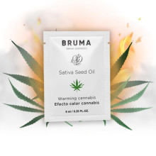 Lubricante Base de Agua Bruma Efecto Calor Cannabis Sobre de 6 ml