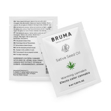 Lubricante Base de Agua Bruma Efecto Calor Cannabis Sobre de 6 ml